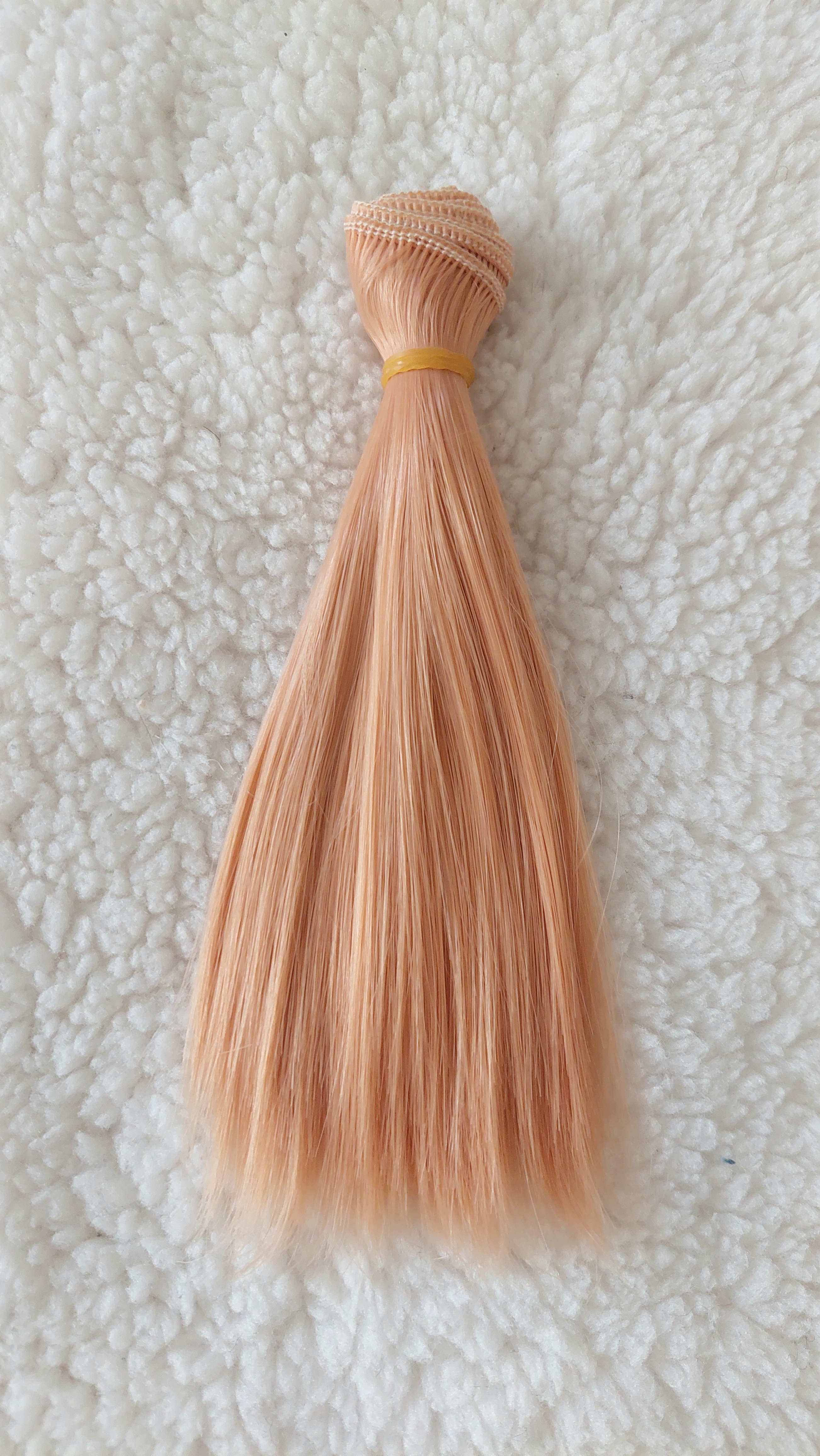 15cm Sentetik Saç Açık Kızıl